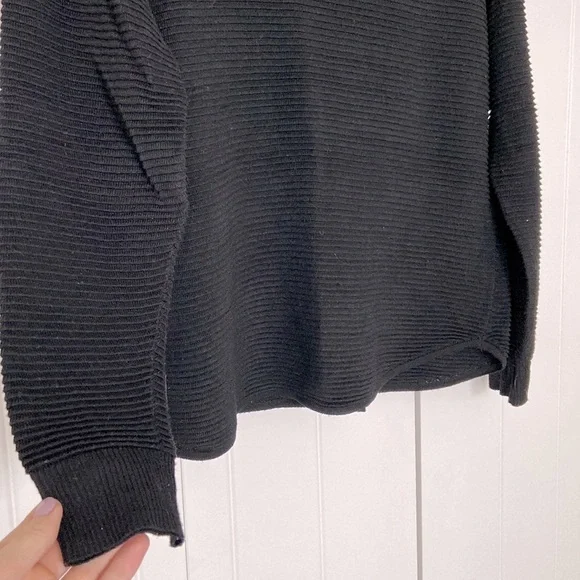DYNAMITE Ribbed Cowl-neck Sweater | Size L - Picture 3 of 4